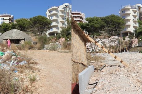 Albánský bunkr v Sarande FOTO: Albánský bunkr v Sarande