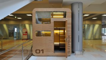 Spaví box je trochu větší skříň. Zdroj: Oficiální stránky Sleepbox