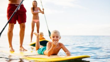 Co je paddleboard, zabava u moře