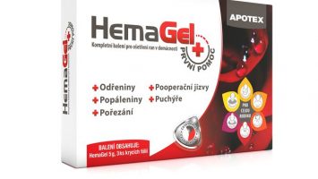 Hemagel první pomoc, ošetření puchýřů