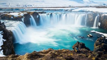 Vodopád Godafoss, Island
