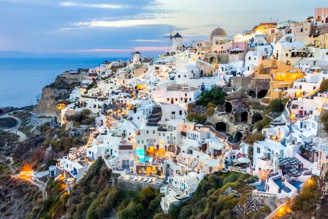 Kam na podzim k moři, Santorini