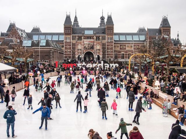 Vánoční trhy v Amsterdamu