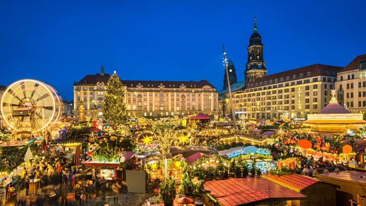 vánoční trhy v Drážďanech