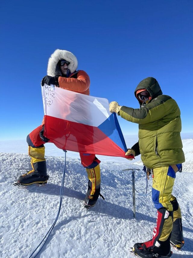 Antarktické expedice na Mt.Vinson a jižní pól čeští polárníci Petr Horký a Václav Pištora 