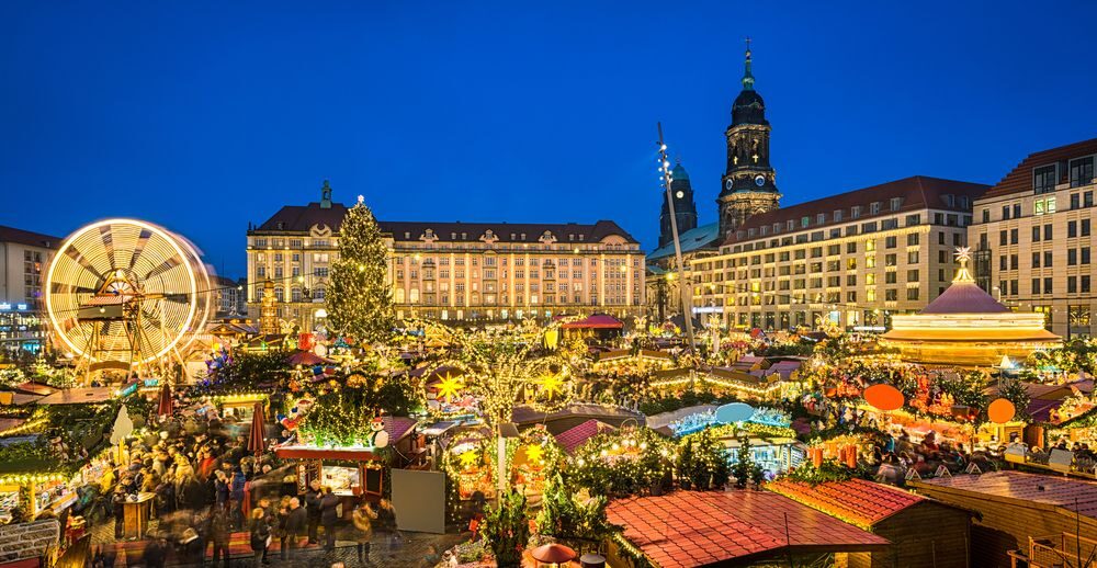 vánoční trhy v Drážďanech
