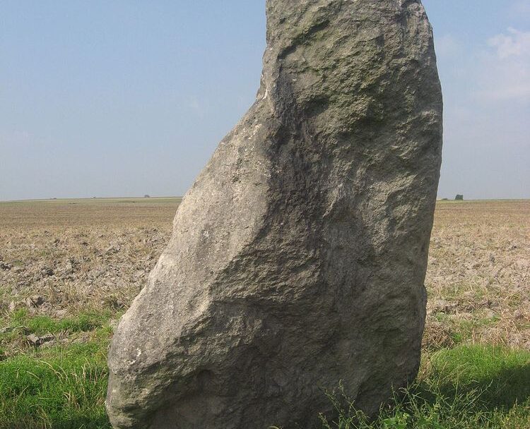 Menhir Zakletý mnich u Drahomyšle