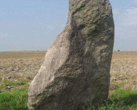 Menhir Zakletý mnich u Drahomyšle