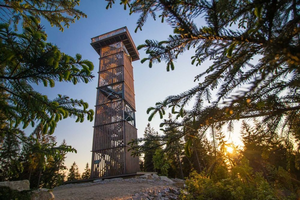 Rozhledna Císařský kámen výlet v libereckém kraji