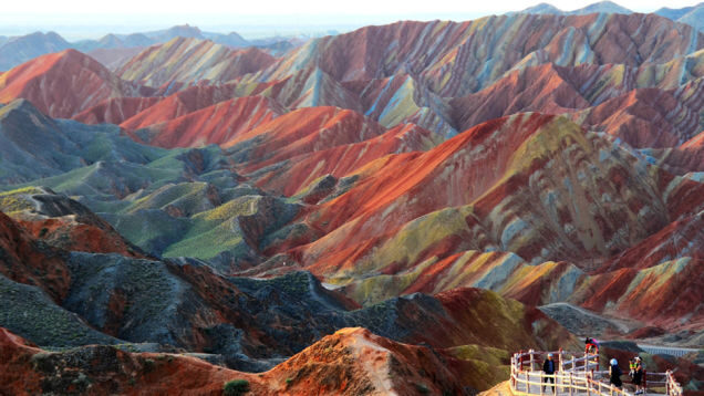 Rainbow Mountains China