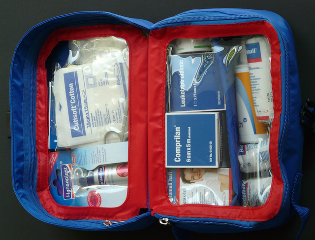 Co s sebou na výlet, lékárničku