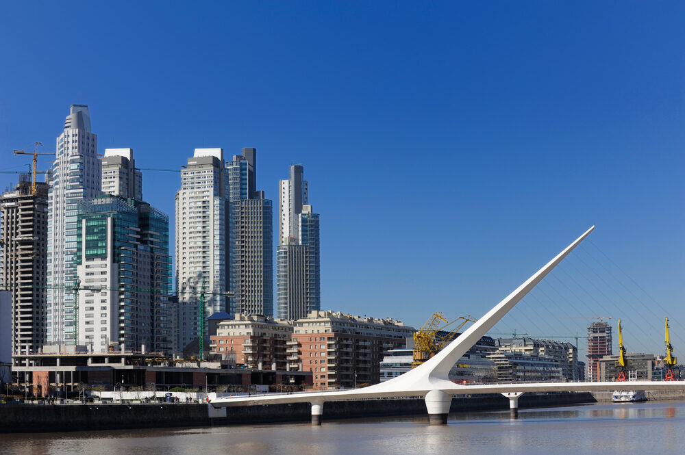 Kam v zimě za teplem, Puerto Madero, Buenos Aires, Argentina