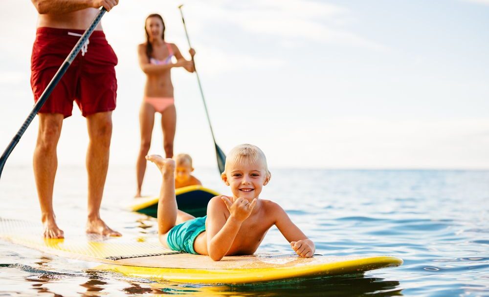 Co je paddleboard, zabava u moře