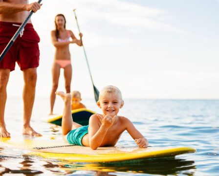 Co je paddleboard, zabava u moře