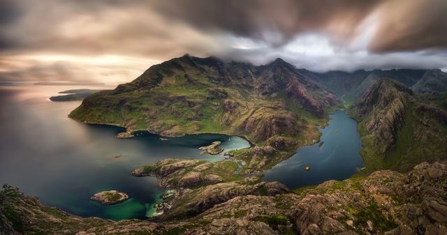 Skotsko, jezero Loch Coruisk