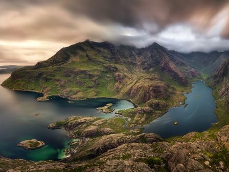 Skotsko, jezero Loch Coruisk