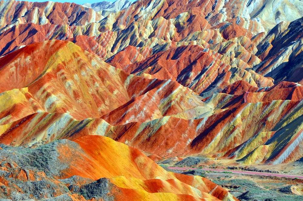 nejkrásnější hory světa, Zhangye Danxia
