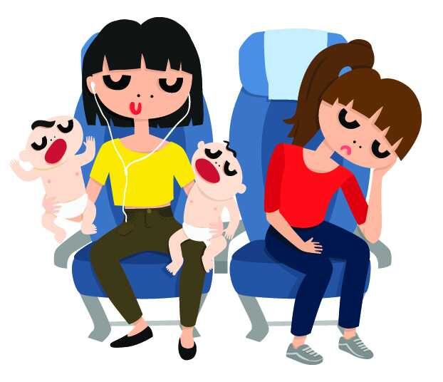 Létání s dětmi, cestování s dětmi letadlem