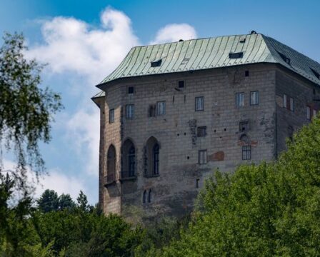 Máchovo jezero, hrad Houska